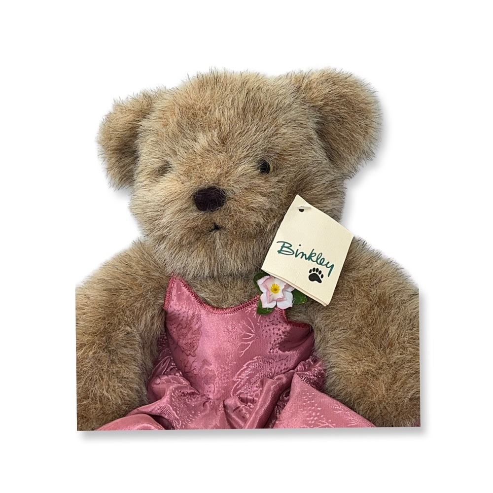 Vintage Teddy Bear by Binkley Toys Made in Canada 🇨🇦 RARE